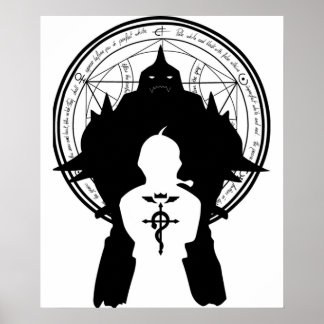 Affiche FM Alchimiste classique Fullmetal Famille essentie