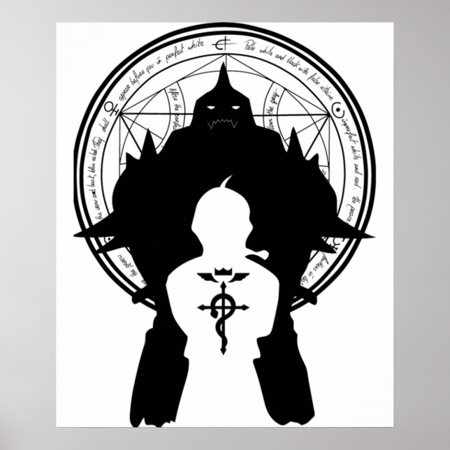 Affiche FM Alchimiste classique Fullmetal Famille essentie (Devant)