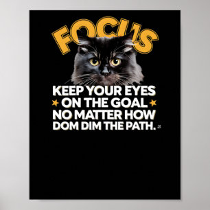 Affiche Focus Gardez Les Yeux Sur L'Objectif Non Comment D