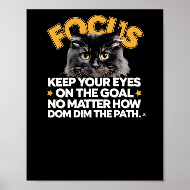 Affiche Focus Gardez Les Yeux Sur L'Objectif Non Comment D (Devant)