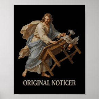 Affiche Foi chrétienne Jésus Noticeur original Jésus