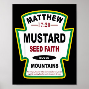Affiche Foi de la graine de moutarde Matthieu 17_20 Condim
