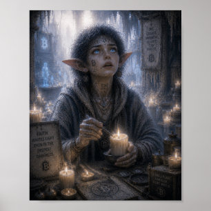 Affiche Foi / Fabricant de bougies / Sanctuaire souterrain