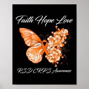 Affiche Foi Papillon Espoir Amour Rsd Crps Sensibilisation