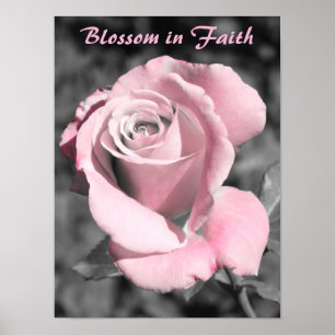Affiche Foi rose