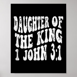 Affiche Foi Super Rétro 1 Jean 3 1 Fille Du Roi