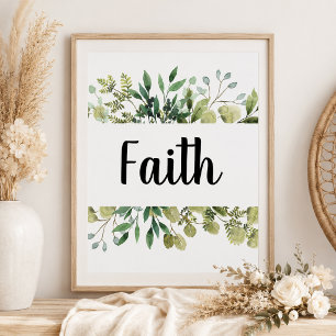 Affiche Foi verdure 1 cor 13 mariage