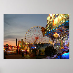 Affiche Foire d'amusement à Brême, Allemagne