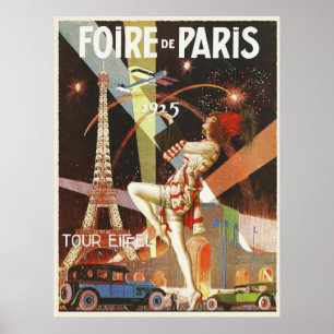 Affiche Foire de Paris - Art Vintage