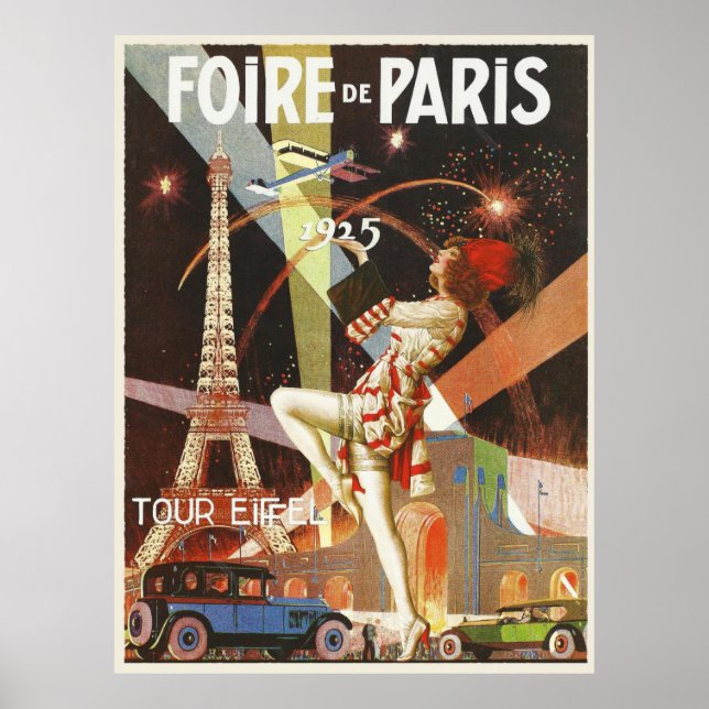 Affiche Foire de Paris - Art Vintage (Devant)