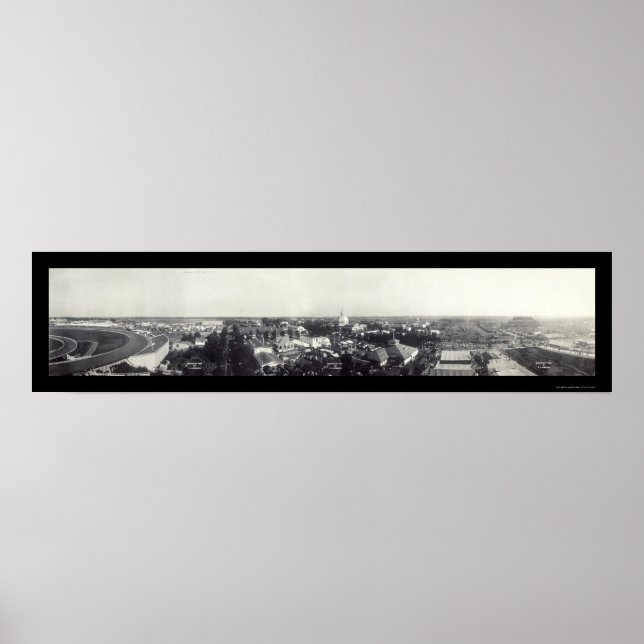 Affiche Foire nationale St Paul MN Photo 1909 (Devant)