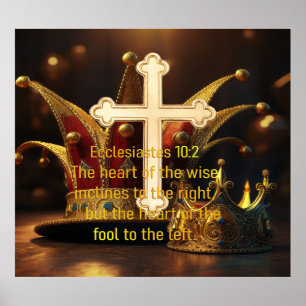 Affiche Folie contre sagesse