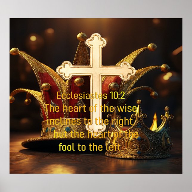 Affiche Folie contre sagesse (Devant)