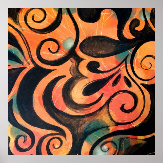 Affiche Folie orange (Devant)