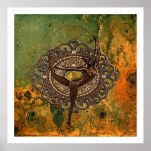 Affiche Folies Bergère à Paris 1920