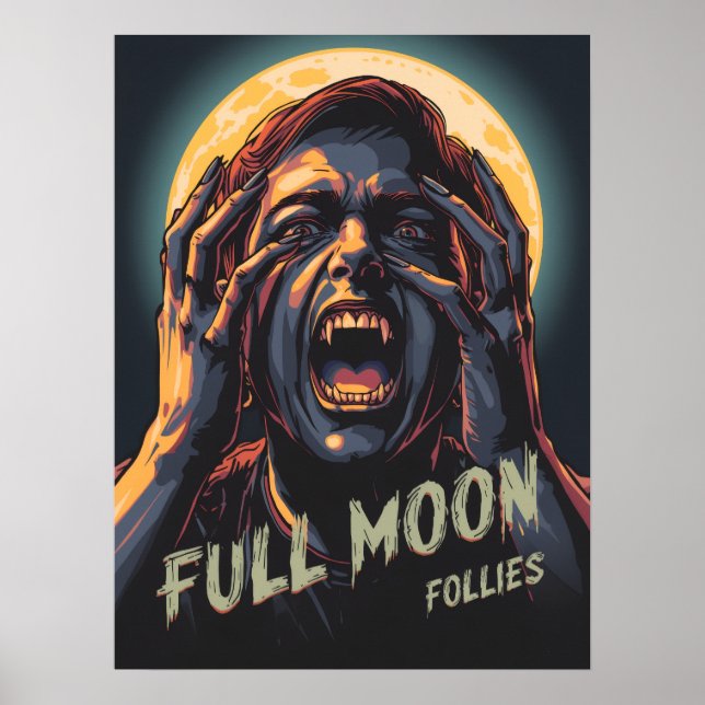Affiche Folies de Pleine lune | Werewolf (Devant)