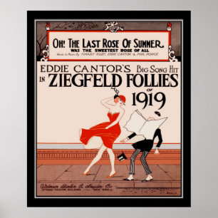 Affiche Folies vintages de Ziegfield de 1919