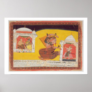 Affiche Folio 27 Laksmama coupe le nez de Surpanakha, pour