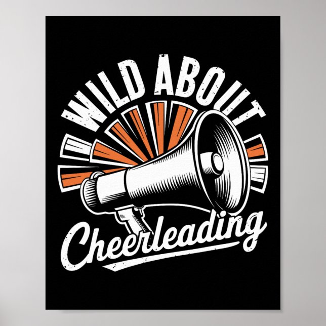 Affiche Folle de cheerleading Drôle de cheerleader Acclama (Devant)