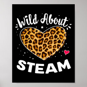 Affiche Folle de la brigade Steam Léopard Tige Byck À l'éc