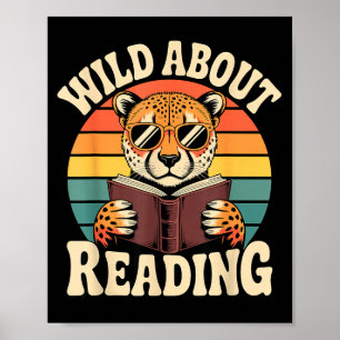 Affiche Folle de lecture semaine de lecture amusante