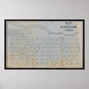 Affiche Folsom la Californie