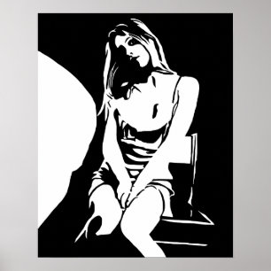 Affiche Foncé et lumière 18