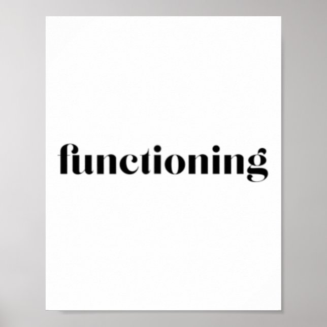 Affiche Fonctionnement de sensibilisation à la santé (Devant)