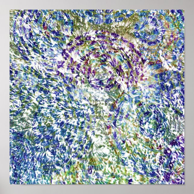 Affiche Fond abstrait coloré cool, moderne et tendance (Devant)