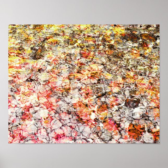 Affiche Fond abstrait coloré, moderne et cool (Devant)