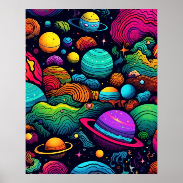 Affiche Fond de planète (Devant)