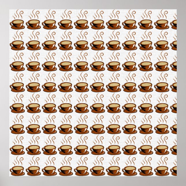 Affiche Fond de tasses à café (Devant)