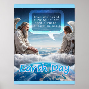 Affiche fond d'écran de téléphone pour le Jour de la Terre
