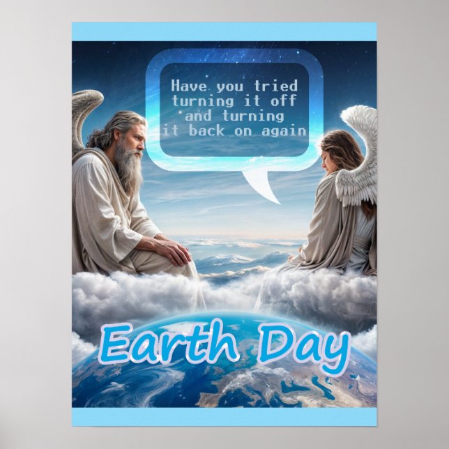 Affiche fond d'écran de téléphone pour le Jour de la Terre (Devant)