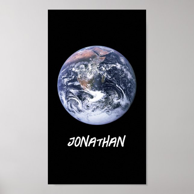 Affiche Fond d'écran de téléphone Terre Bille Bleue (Devant)