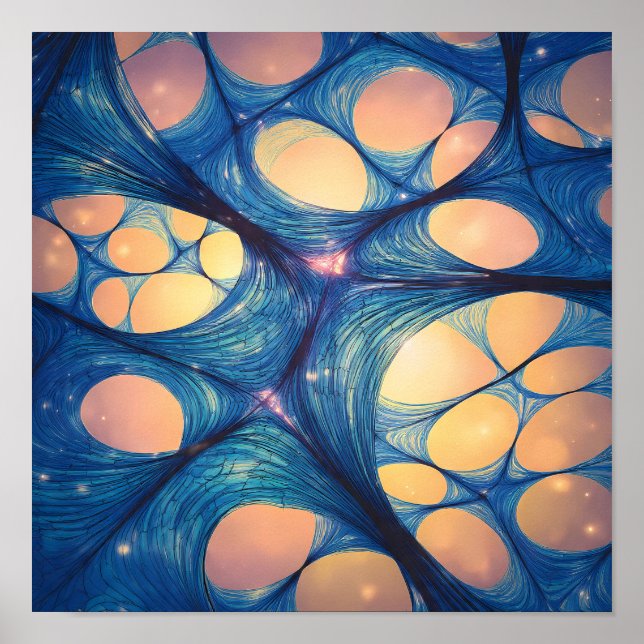 Affiche Fond d'écran et art abstrait de vortex de haute én (Devant)