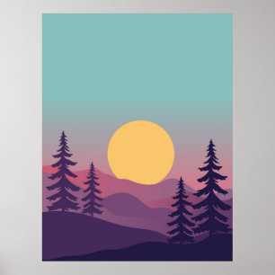 Affiche Fond éclaboussure de couleur