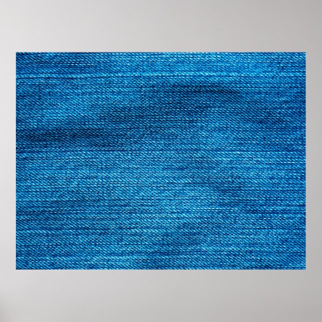 Affiche fond en denim bleu utilisé comme arrière-plan (Devant)