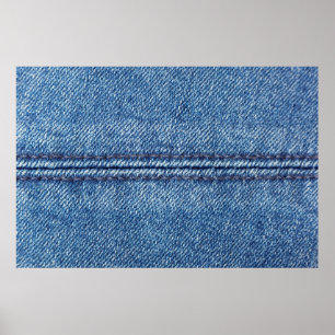 Affiche Fond en jean bleu en gros plan (macro)