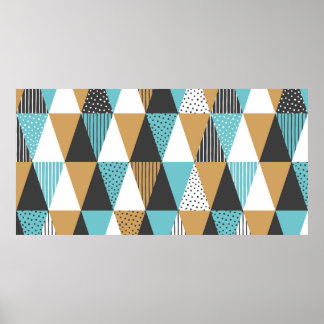 Affiche Fond géométrique. Illustration abstraite de style 