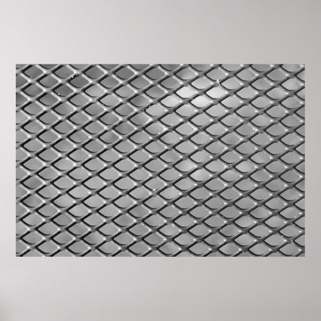 Affiche Fond gris abstrait (Devant)
