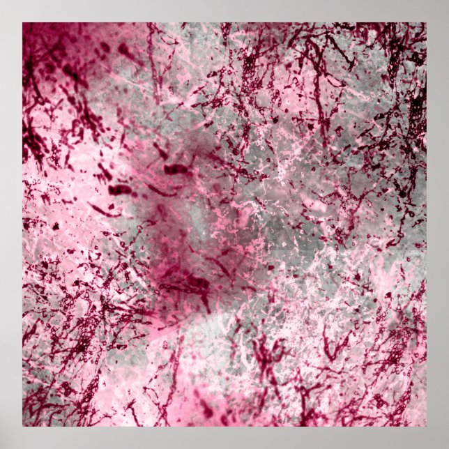 Affiche fond rose, déco, motif, abstrait, âgé, (Devant)