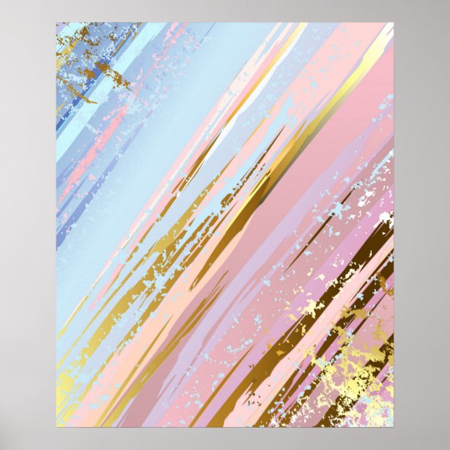 Affiche Fond rose texturé (Devant)