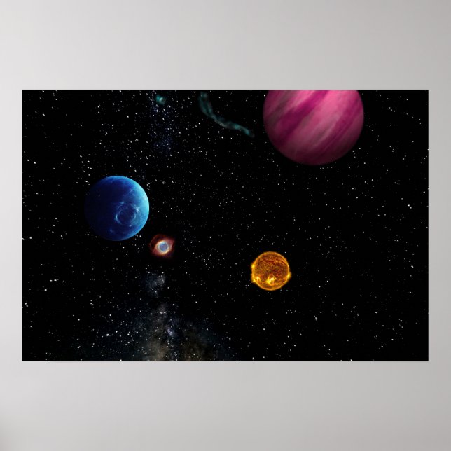 Affiche Fond Spatial (Devant)