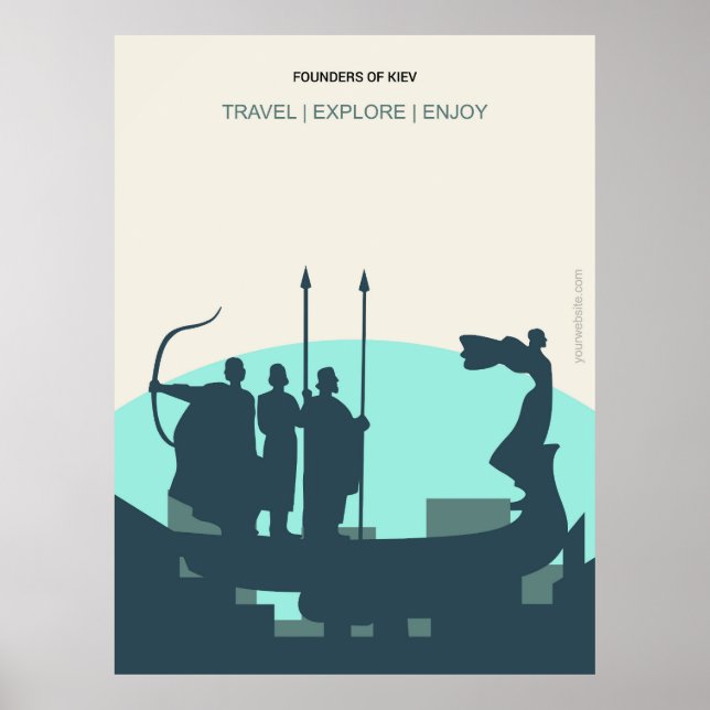Affiche Fondateur de Kiev (Devant)