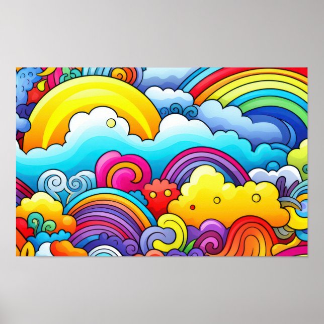 Affiche Fonds arc-en-ciel (Devant)