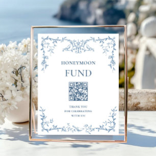 Affiche Fonds de lune de miel Bleu de Dusty