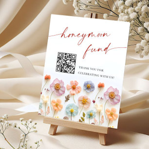 Affiche Fonds Pastel Pink Bohemian Fleur sauvage pour lune