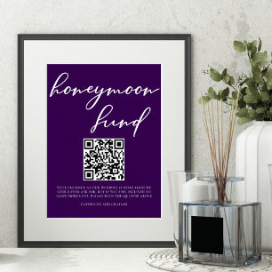 Affiche Fonds pour lune de miel de Mariage blanc foncé