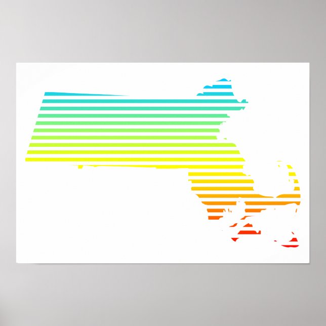 Affiche fondu de refroidissement de massachusetts (Devant)